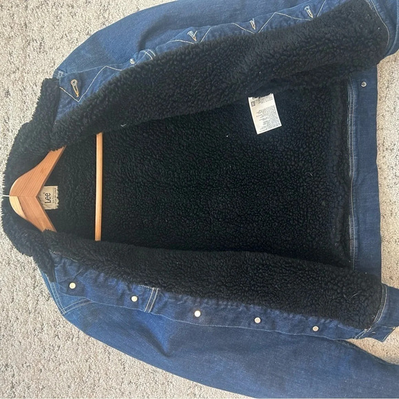 Lee Storm Rider vintage amazing black Sherpa insulated perfect women’s M mint!! - Picture 8 of 12